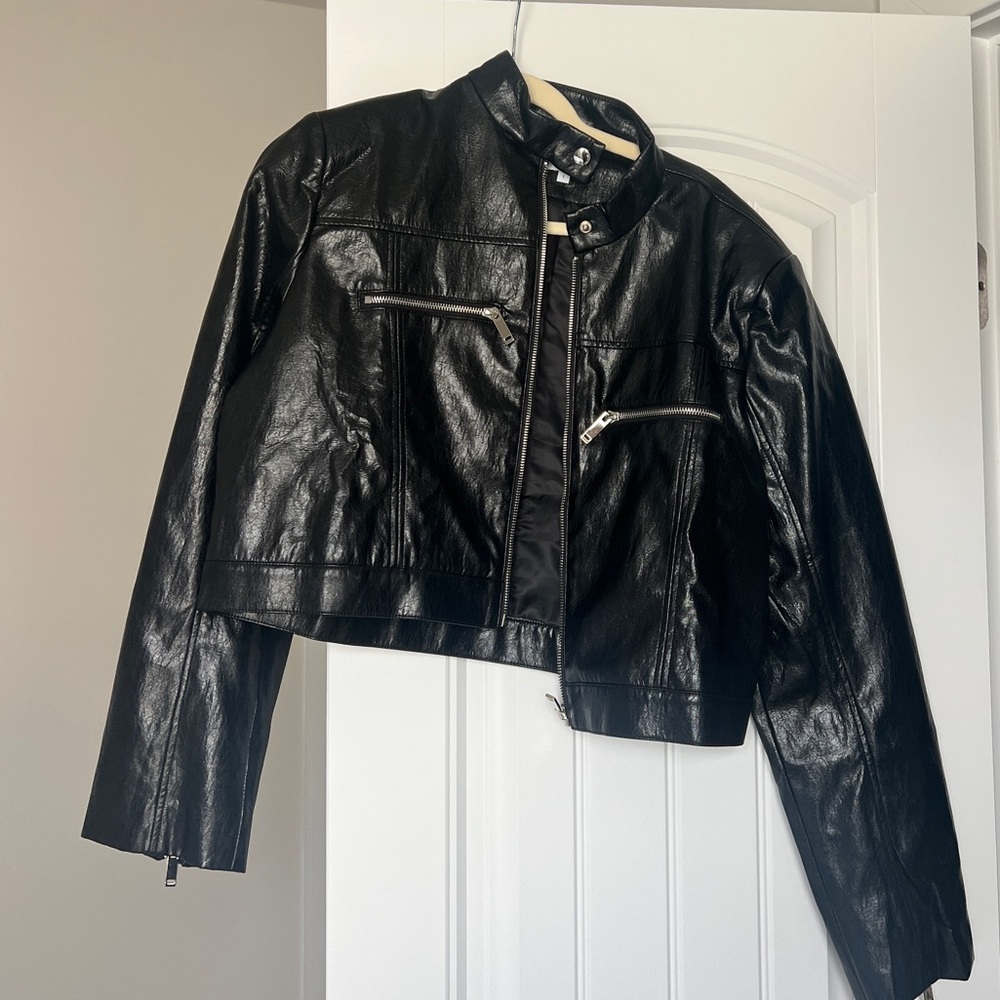 Sasha Therese Black Women's Leather Jacket